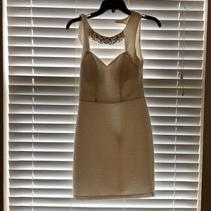 White sparkly dress
